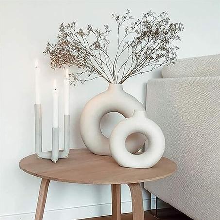 Vase Donut  Duo en céramique
