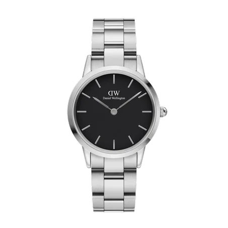 Iconic Link Argenté noire