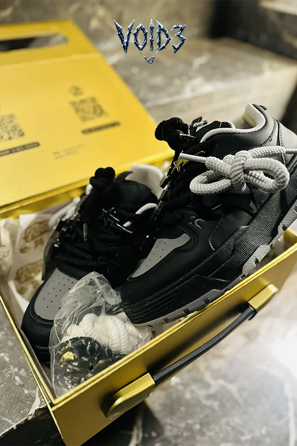 VOIDS Shadow Runner Sneakers – Black/Grey