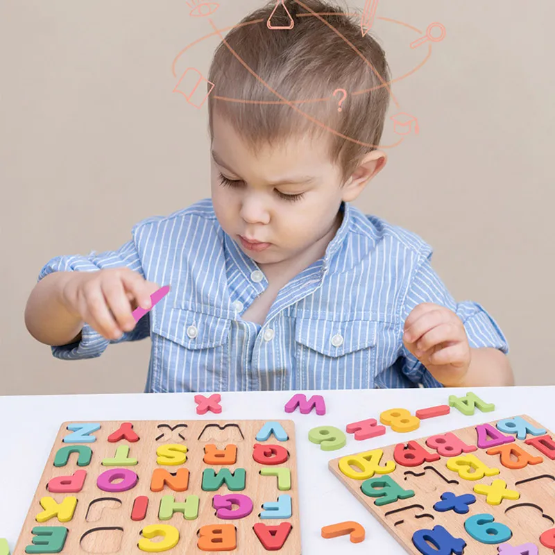 Pack Montessori de 5 jouets éducatifs en bois