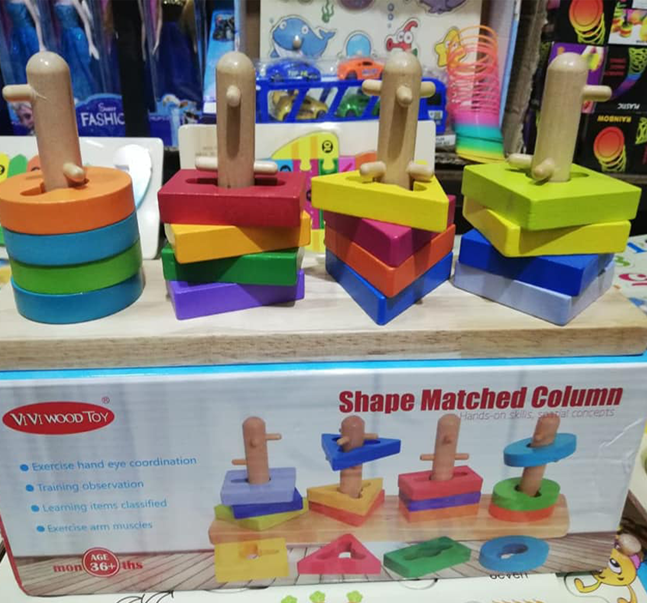 Pack Montessori de 5 jouets éducatifs en bois
