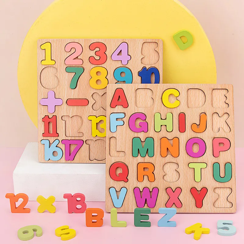 Pack Montessori de 5 jouets éducatifs en bois