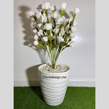Arbre Bouquet Blanc           Dimensions : 0,9m complet