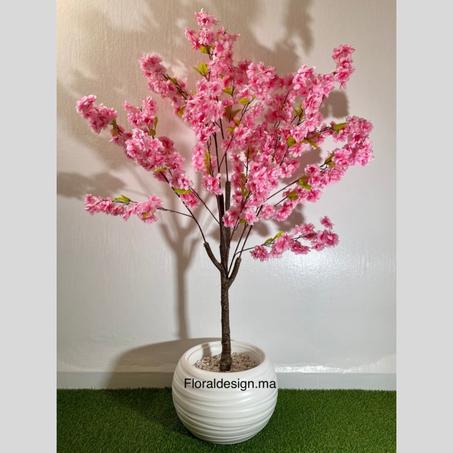 Arbre Rose           Dimensions : 1,6m complet