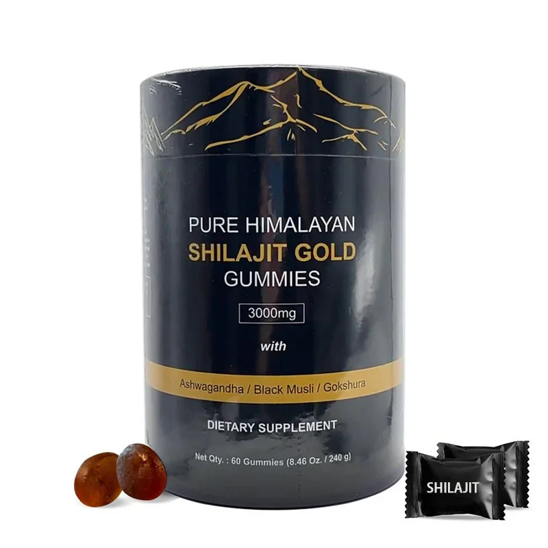 Gummies (Bonbons Gélifiés) de Shilajit Pure de l'Himalaya