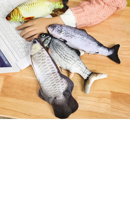 Cat Toy Electric Fish and Simulation Fish Catnip Toy