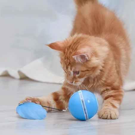 Automatic Laser Rolling Pet Toy Ball