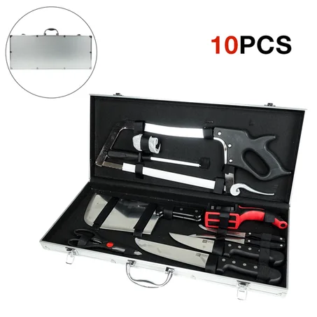 حقيبة السكاكين من 10 قطع متعددة الاستعمالات Valise 10 Pcs De Couteaux Multi Usages LB27K