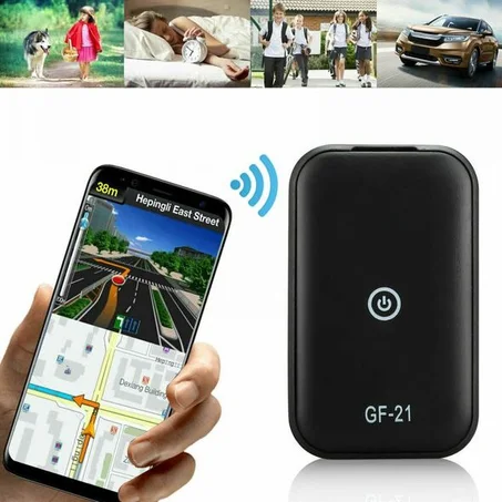 محدد موقع GPS مع التحكم الصوتي وميكروفون Mini localisateur GF-21 Wi-Fi + LBS + GPS