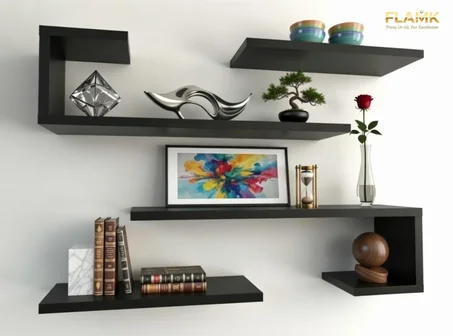 أرفف FLAMK الهندسية - مجموعة Walls للديكور العصري