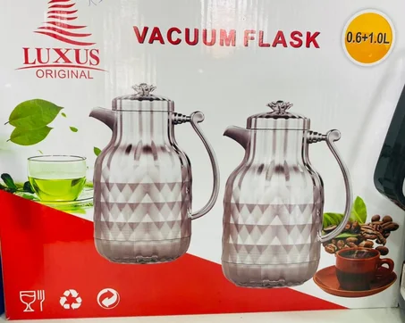 Set 2 Thermos Luxus simple 0,6L +1L  "ابريق حراري "2