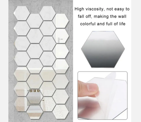 Mirror Sticker Acrylic ملصق مرآة أكريليك