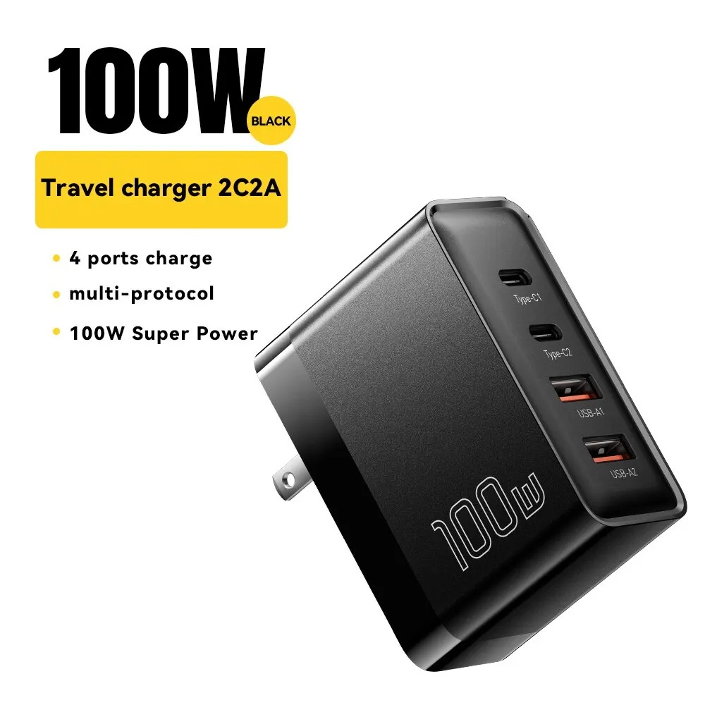 ⚡ ESSAGER 100W – شاحن السفر الأقوى لكل أجهزتك