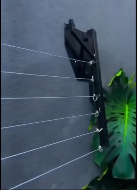 منشر حائطي قابل للطي – عملي، قوي، وكيوفّر ليك المساحة!