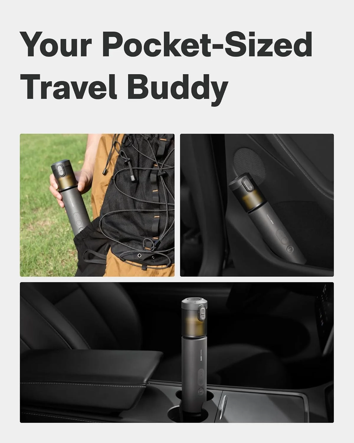 هوتو مكنسة كهربائية محمولة لاسلكية للسيارة 4 في 1 مع شفط قوي 20000 باسكال