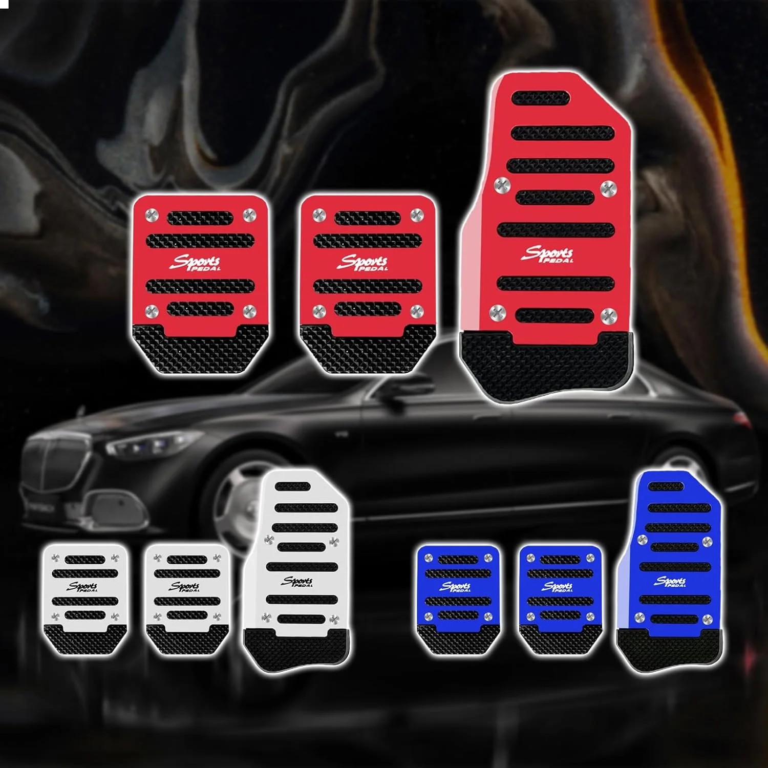 3 قطع من دواسة السيارة