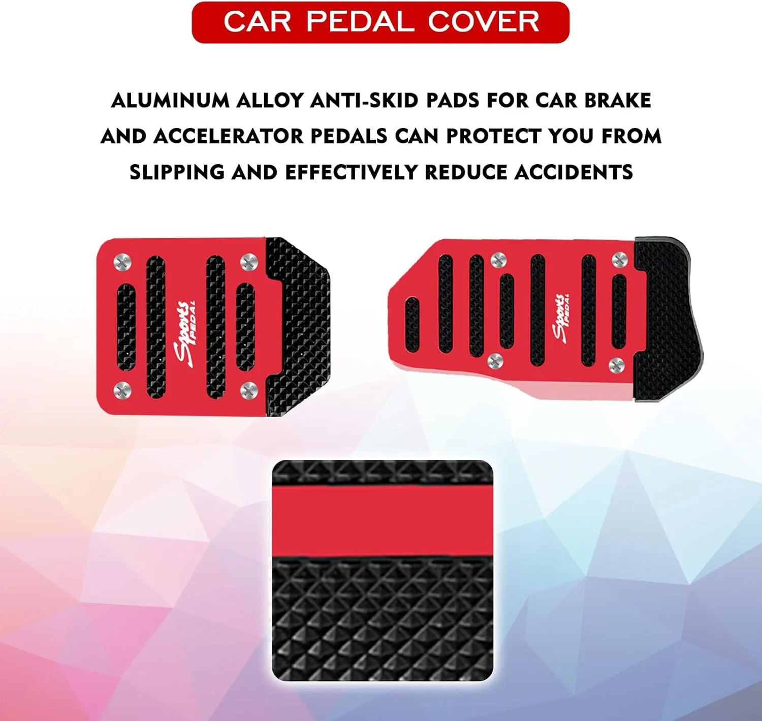 3 قطع من دواسة السيارة