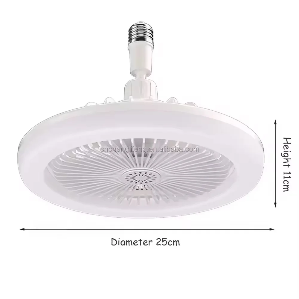 مصباح مع مروحية التبريد