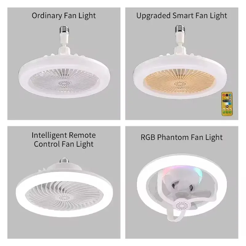 مصباح مع مروحية التبريد