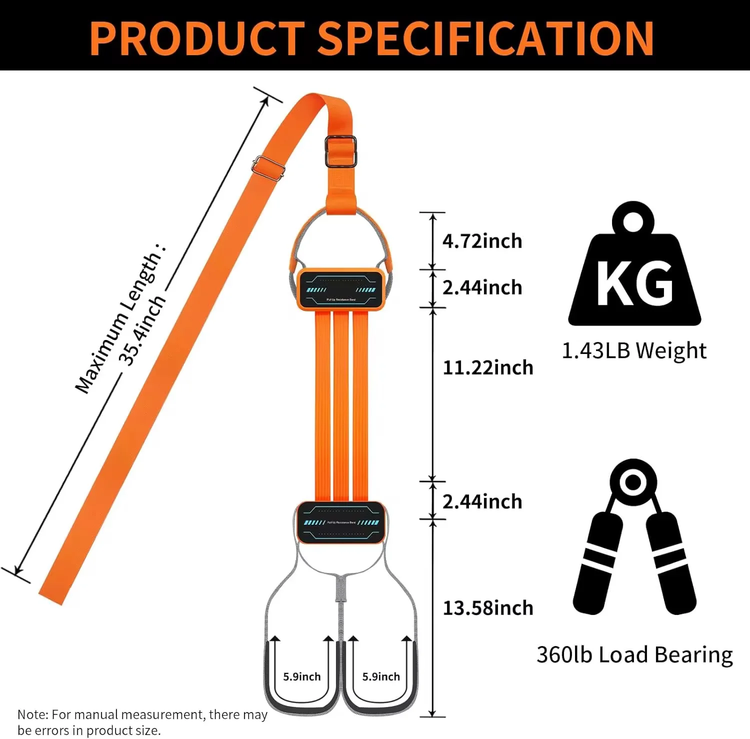 Body workout  داعم للتمارين الرياضية