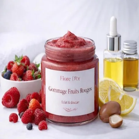 🍓 GOMMAGE FRUITS ROUGES