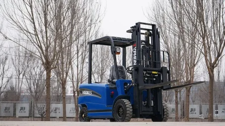 New 2025 TYPHON VIGOR 2.5 Blue Electric Forklift 2.5 Ton Lifter Lift Truck Jitney Hi-Lo