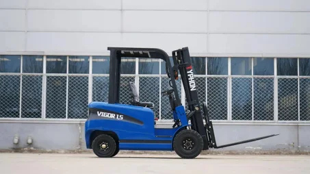 New 2025 TYPHON VIGOR 1.5 Blue Electric Forklift 1.5 Ton Lifter Lift Truck Jitney Hi-Lo