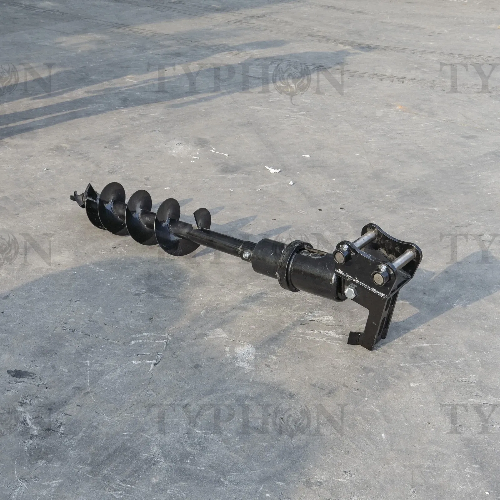 Auger Attachment For 2-3 ton Mini Excavator 7.9in Auger Bit Earth Drilling