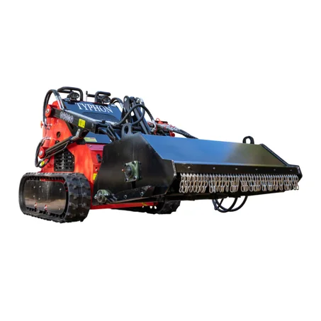 1450mm Heavy Duty Flail Mower Attachment 19 Teeth for TYPHON Mini Skid Steer