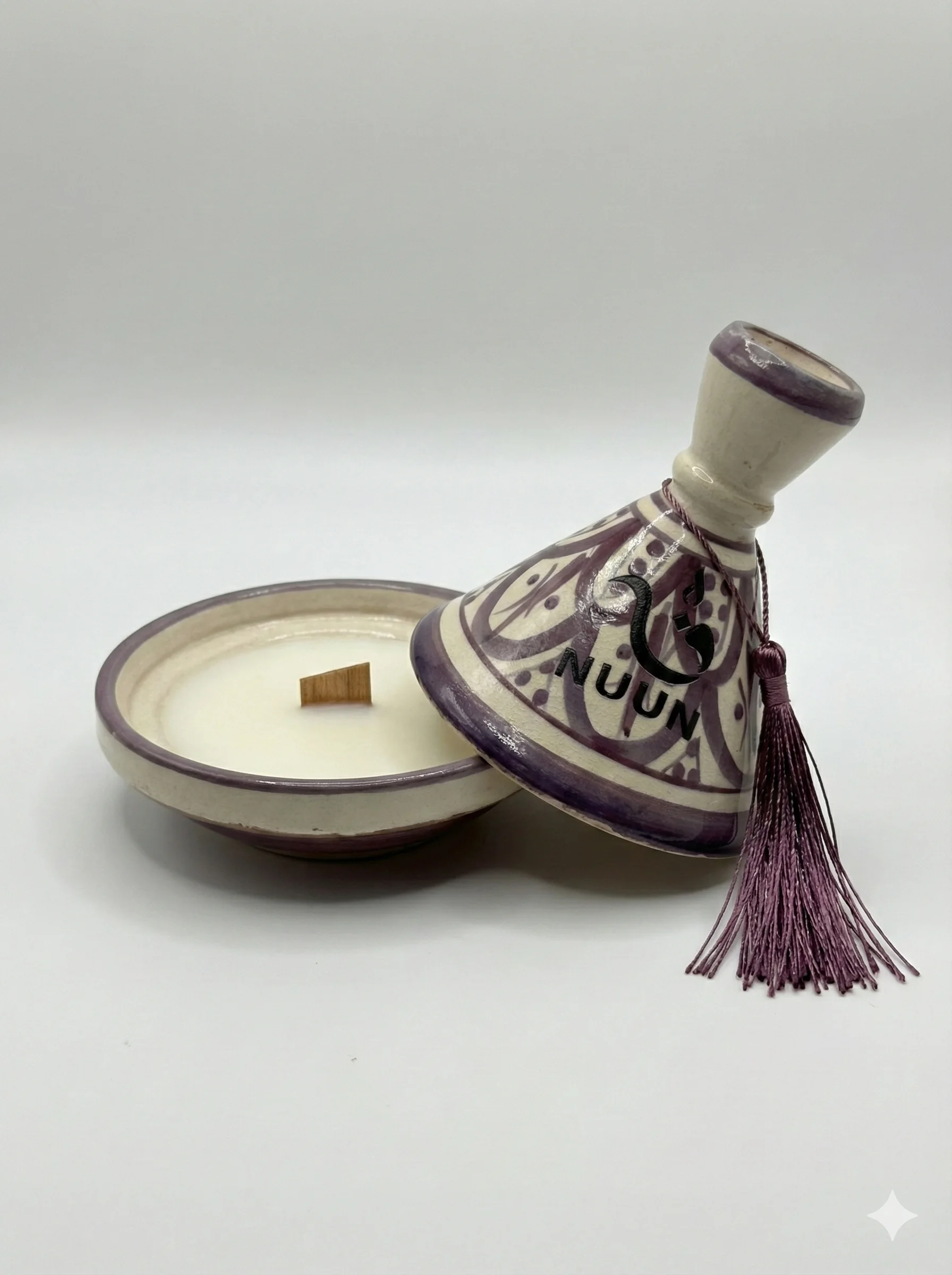 Tagine Signature – Motif Fassi Violet