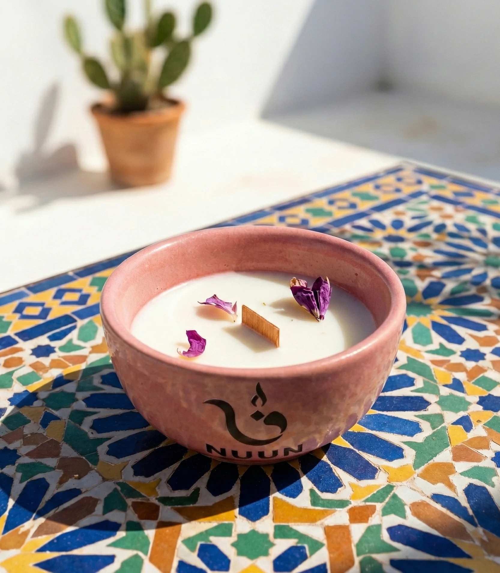 Bol Nomade Rose – Bougie Massage (Karité)