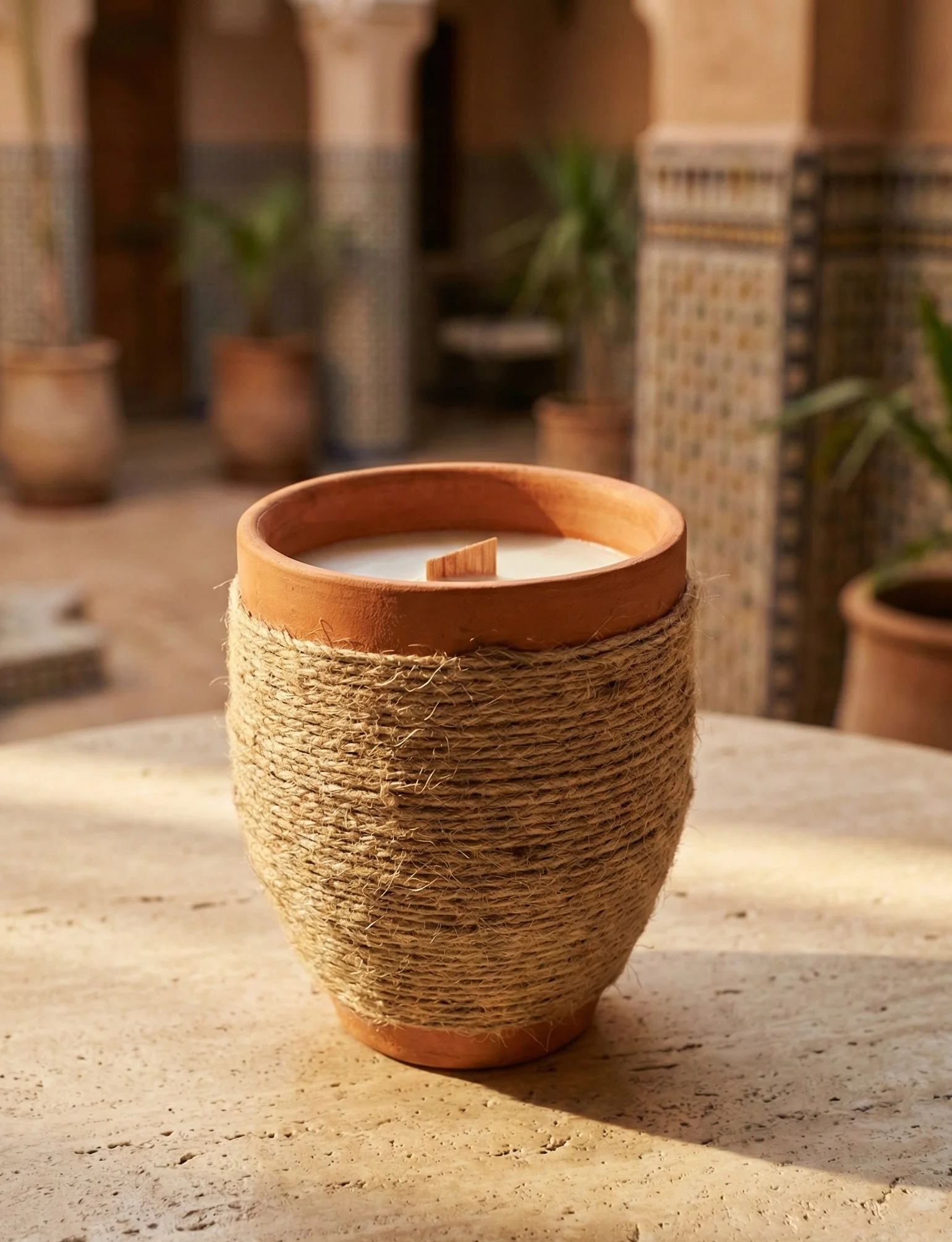 Le Pot Rustique – Terracotta & Jute