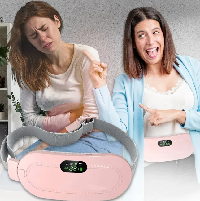 USB Period Pain Relief Heating Belt Pink