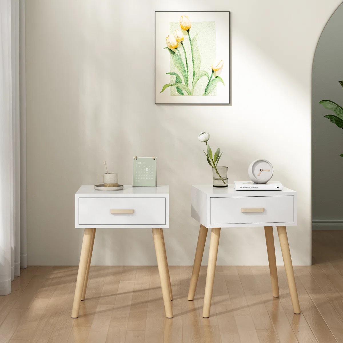 lot de 2 Tables de chevets