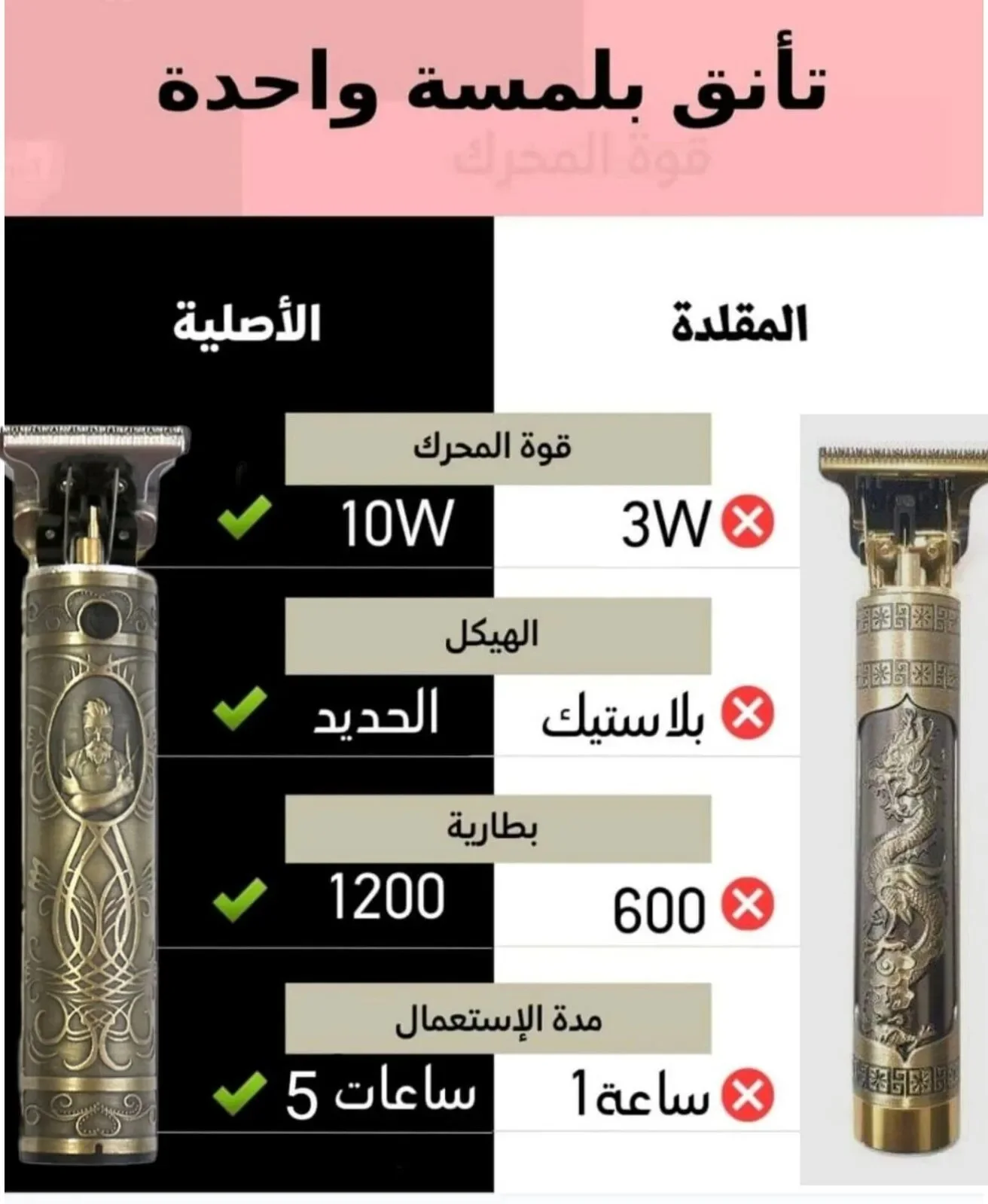 Tondeuse à cheveux électrique professionnelle Kemei 700E avec boîtier en métal,hair shaver Kemei