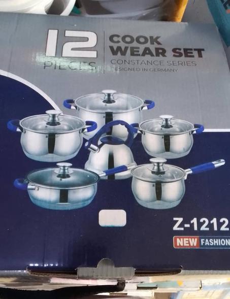 ensemble marmites 12 pièces