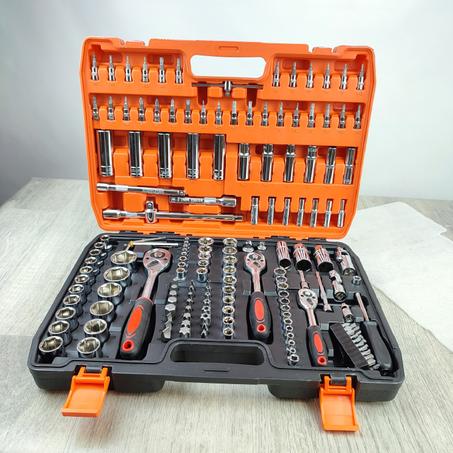 علبة الأدوات الميكانيكية 172 قطعة من المعدات الاحترافية لتسهيل مهامك