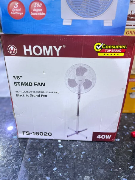 Ventilateur Électrique sur Pied HOMY 16