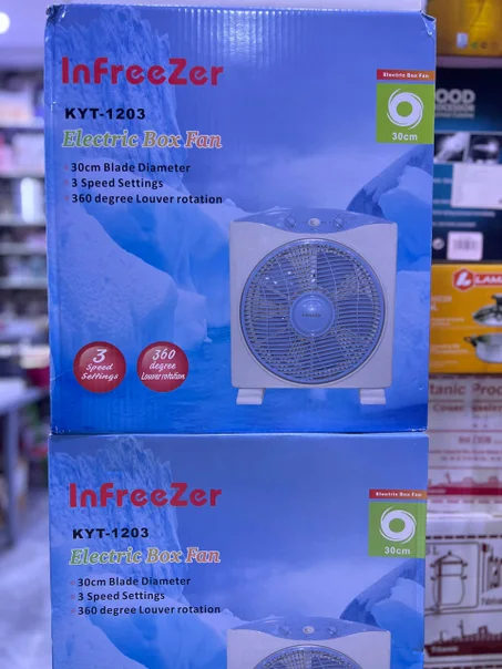 Ventilateur Électrique Box Fan InfreeZer 30cm (KYT-1203)