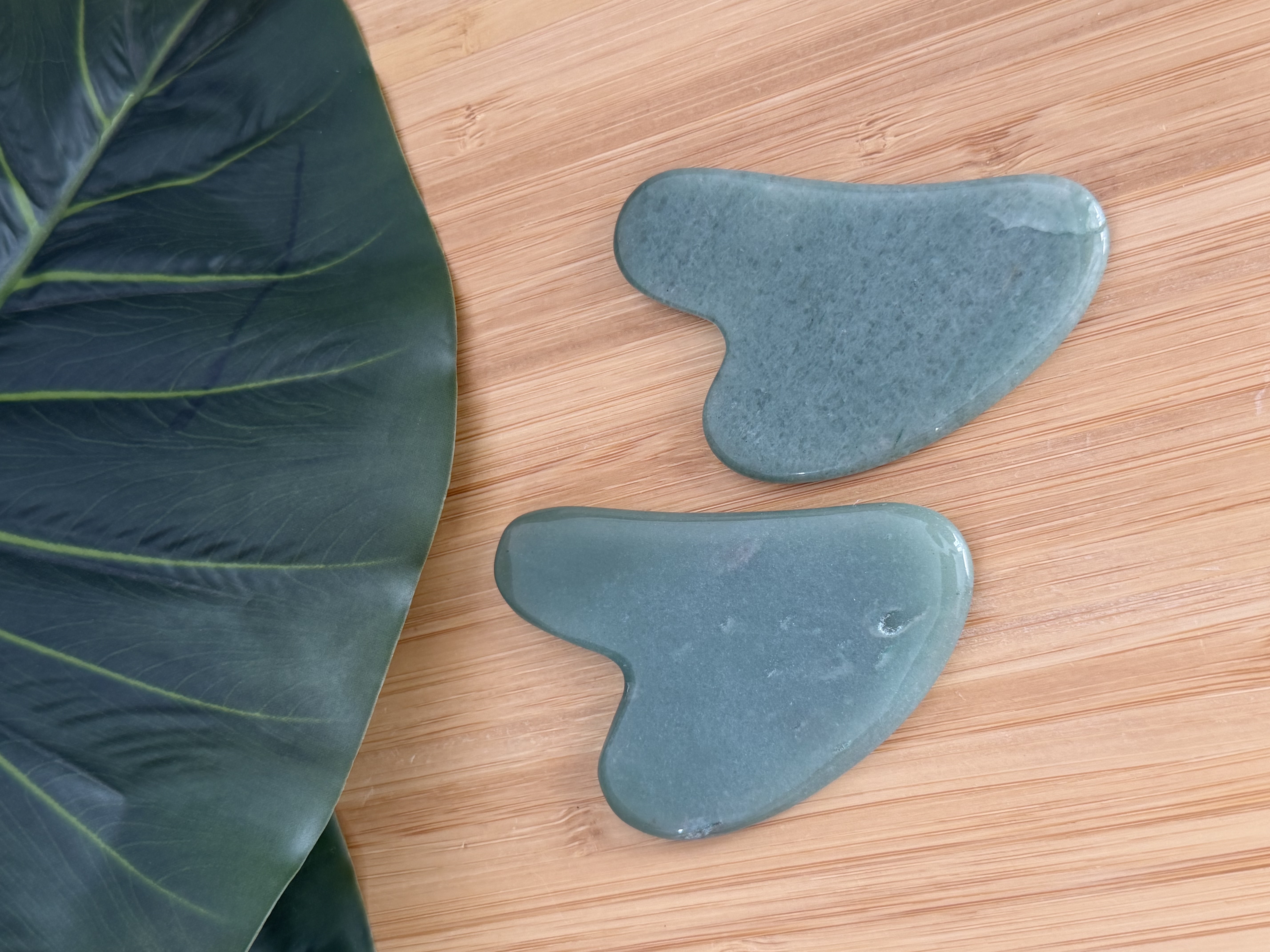 Gua sha en pierre d’aventurine