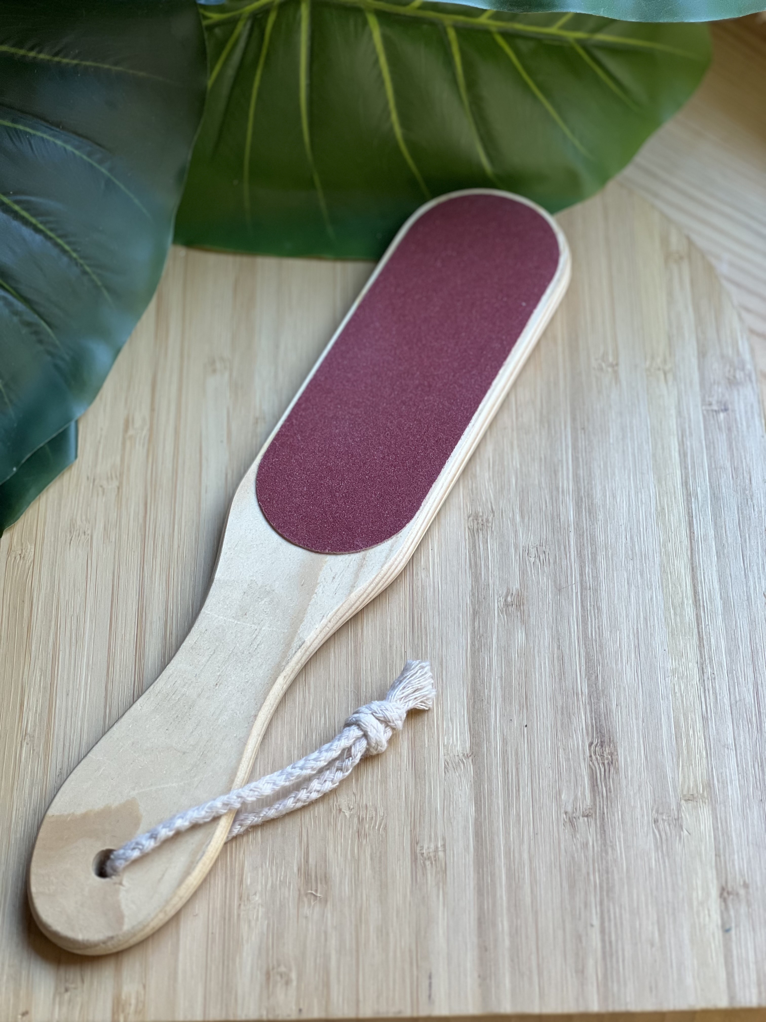 Lime de pied en bois