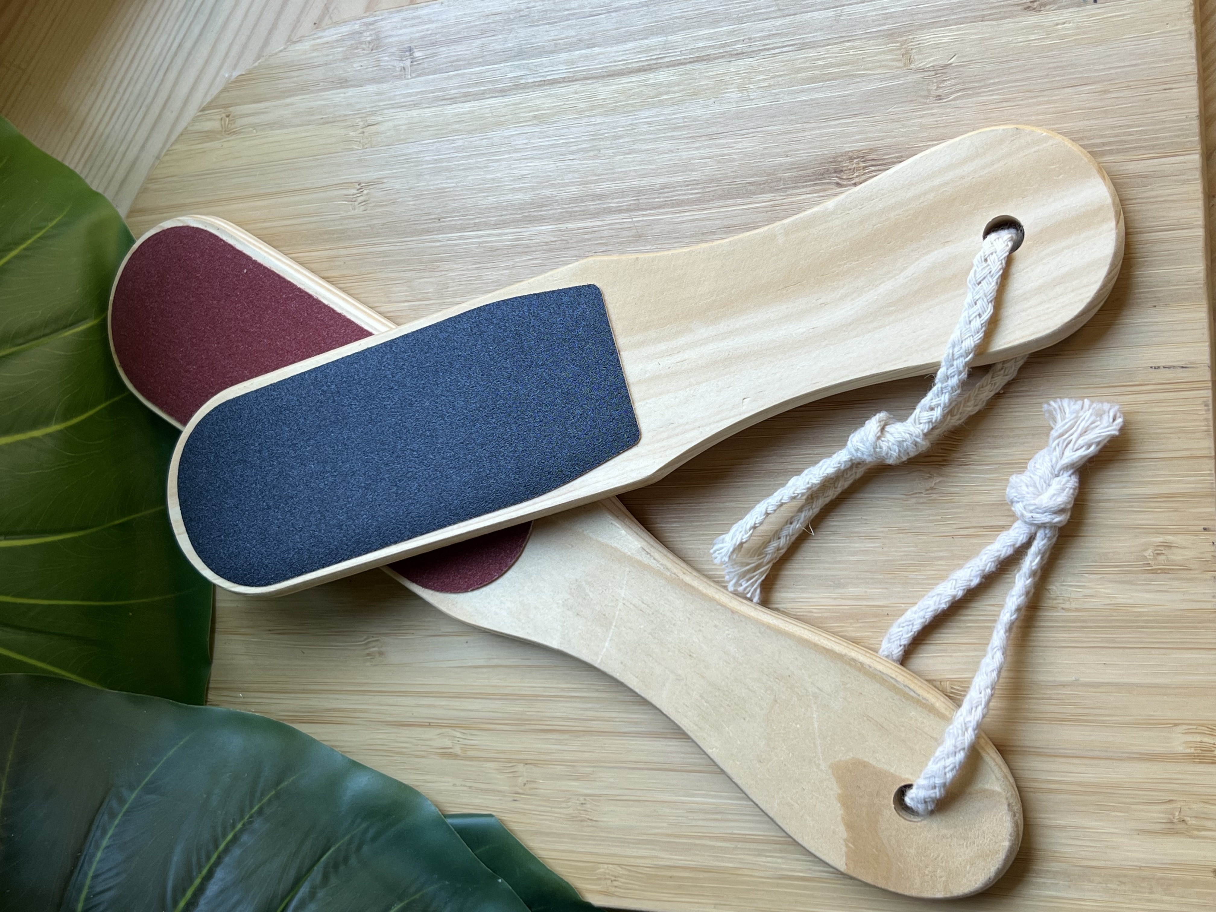 Lime de pied en bois