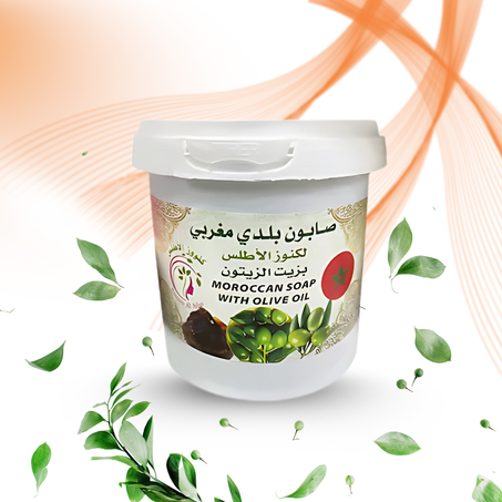 • صابون مغربي بلدي بزيت الزيتون