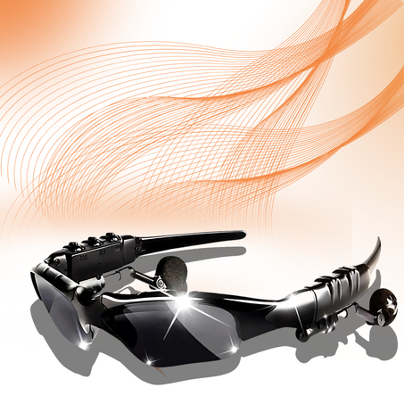 نظارات مع سماعة رأس