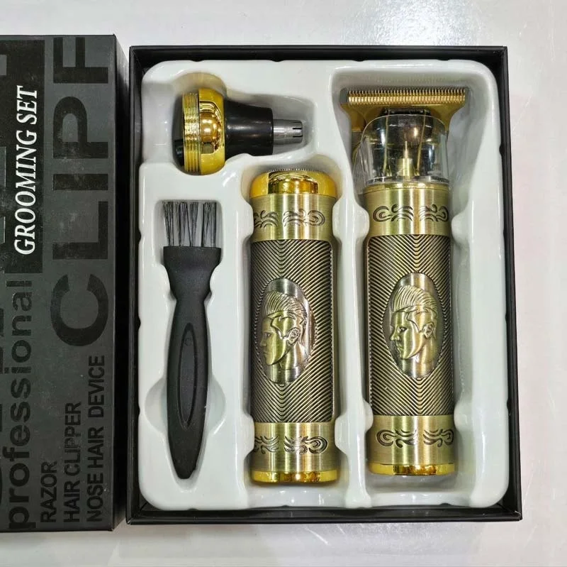 Pro Barber Hair & Beard Clipper – ماكينة حلاقة احترافية للشعر واللحية 3 في 1