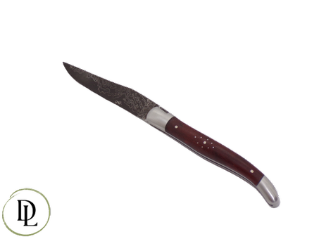 Laguiole pliant 12 cm, manche en loupe de thuya