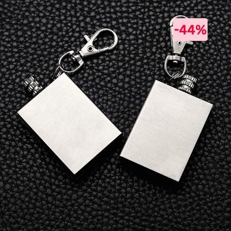 2 Briquets en acier inoxydable