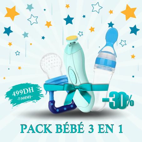 Biberon cuillère + Coupe-ongles + Sucette fruit