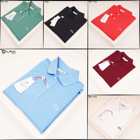 Tricot Lacoste Original ( logo silicone )