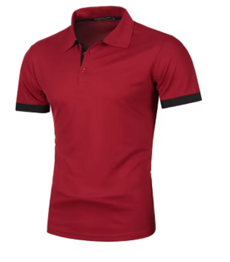 قميص بولو رجالي جديد بأكمام قصيرة بلون سادة، قمصان خفيفة الوزن ذات طية صدر السترة للرجال، قمصان رياضية للركض في الصيف